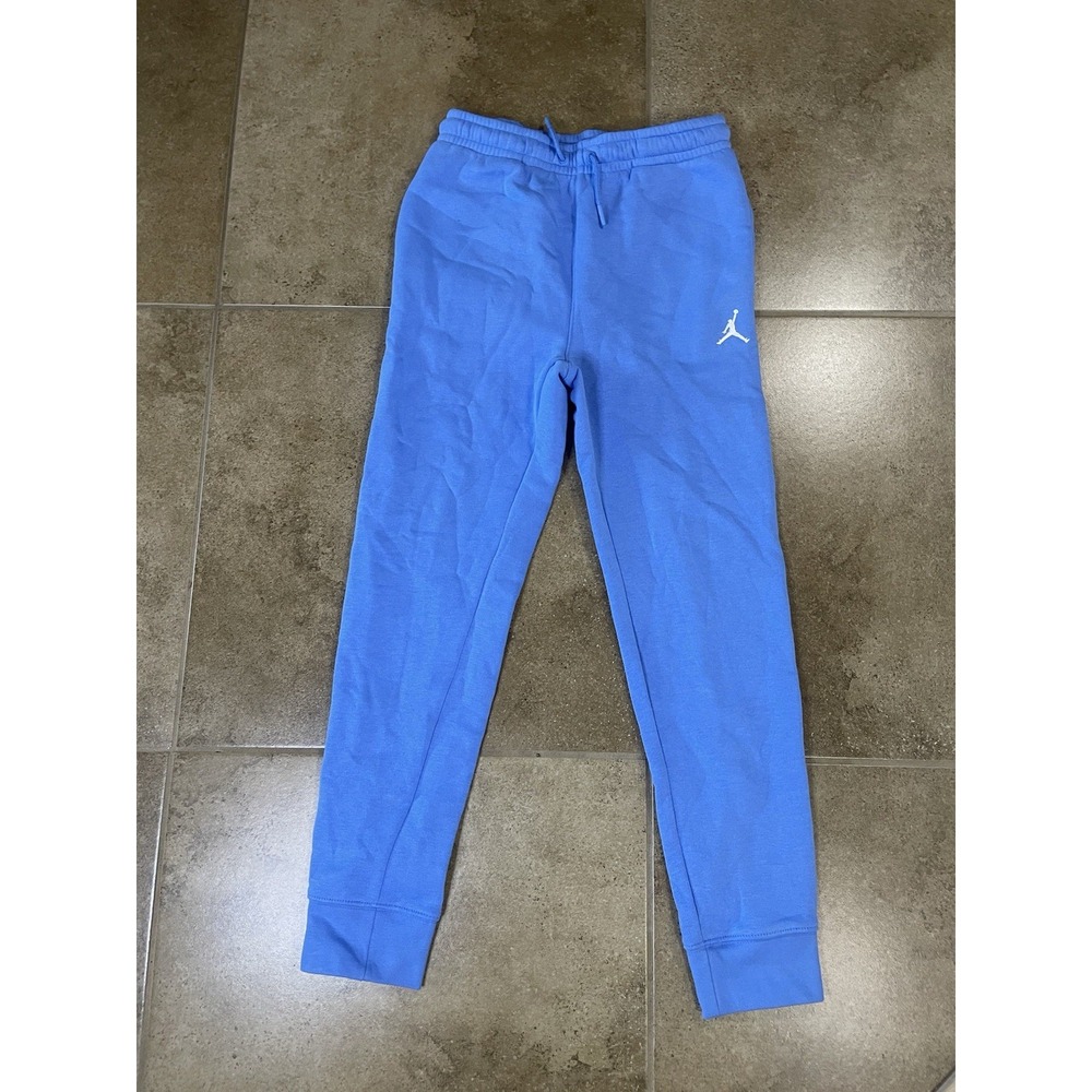 Nike Air Jordan Joggers Sweatpants Pants Youth Sz M 10-12 Light Blue